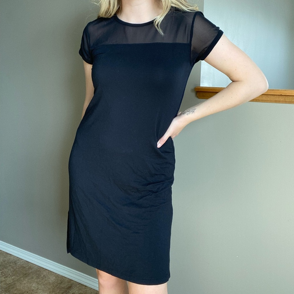 Diadora Black Mesh Dress